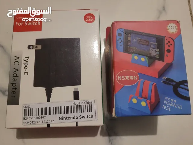 شاحن وقاعده ماريو لجهاز ننتندوا سويتش switch charger