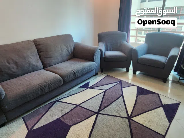 طقم کنبه و اتنين كرسي ماركت ايكيا Sofa and two chairs (IKEA)