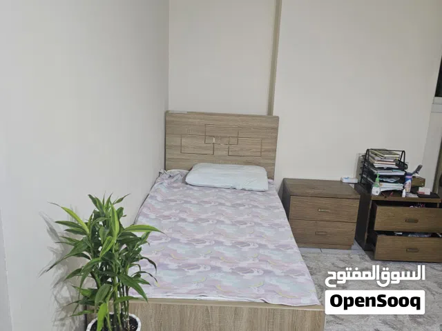 سرير في شقة غرفة و صالة العدد الكلي 3