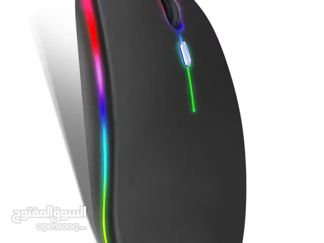 Microkingdom BT3000 2.4G Rechargeable Wireless Bluetooth Mouse RGB Light ماوس وايرليس مع ماوسباد