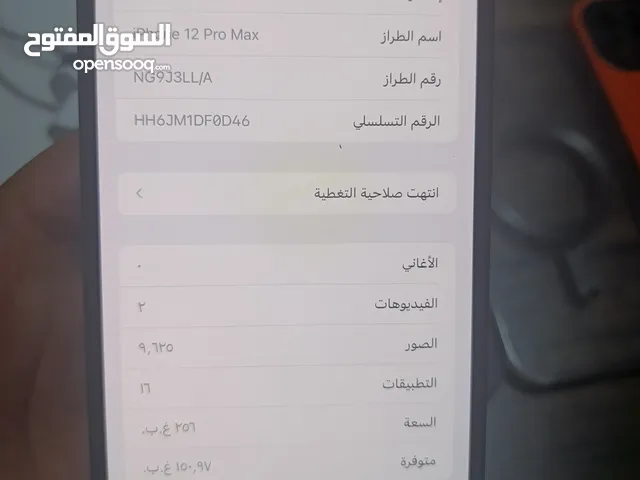 Apple iPhone 12 Pro Max 256 GB in Amman