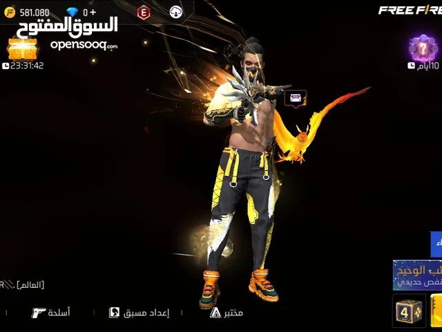 Free Fire Accounts and Characters for Sale in Jerash