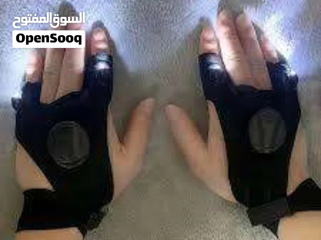 قفاز يدوي مع إضاءة LED