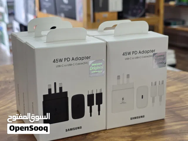 شاحن سامسونج مع الكيبل الاصلي 45واط