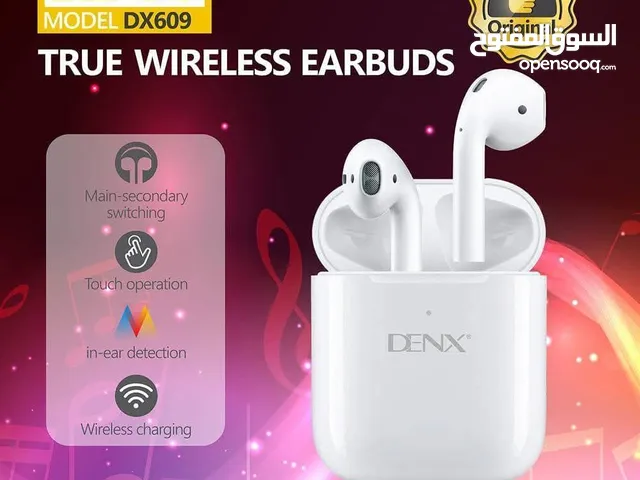 سماعة DENX DX609  استمتع بتجربة صوتية مميزة مع تصميم عصري وأداء عالي الجودة: صوت نقي وواضح