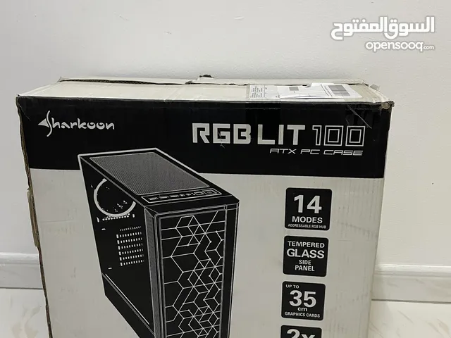 Sharkoon Rgb Lit 100 Atx Pc Case