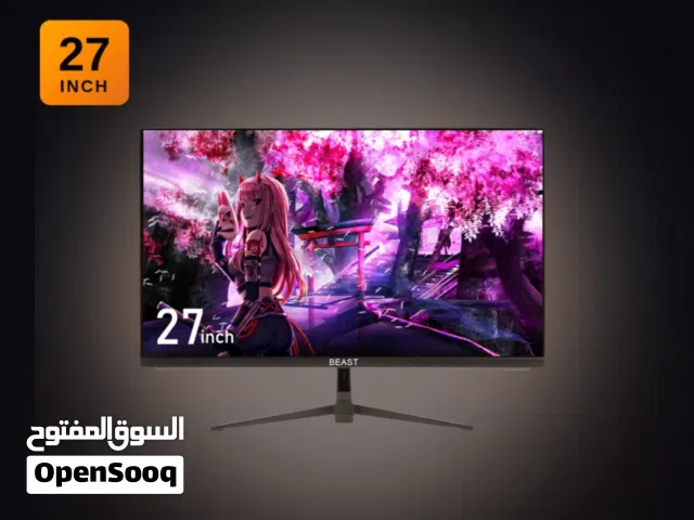 تخفيض 55% مونتور العاب 27 انش 240 هيرتز وشاشة   Gaming monitor 27" IPS game شاشه احترافيه العاب PUBG
