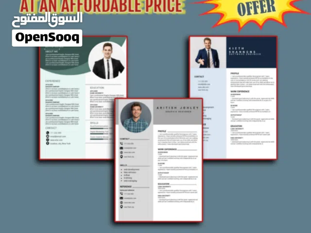 سيرة ذاتية احترافية professional resume cv