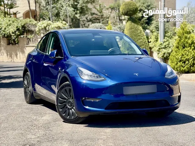 TESLA MODEL Y 2022 LONG RANGE فحص كامل بسعر مغرررري فل اضافات دفع رباعي