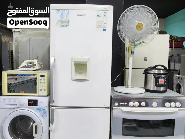 بكج اجهزة كهربائية مستعمله  ثلاجة وغسالة وبتوغاز وميكرويف ومروحة وطنجرة طبخ كهربائية ومكوى