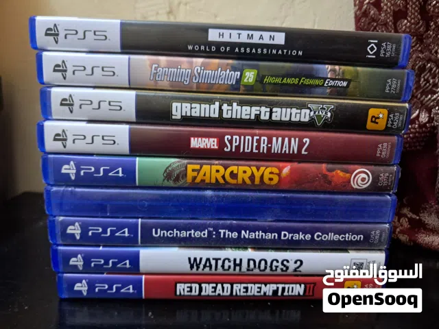 used ps4 and ps5 games
