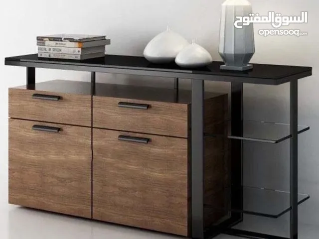 تصميم وتصنيع الديكور الداخلي المخصص (طاولات تلفزيون، رفوف، مكتبات، مرايا، كونترات
