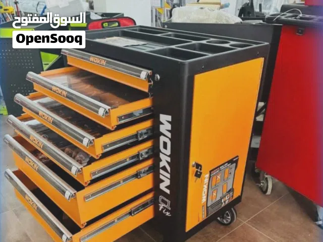 عرباية WOKIN الأصلية، ملانة عدة احترافية (163 قطعة) موزعة بجاهزية تامة.