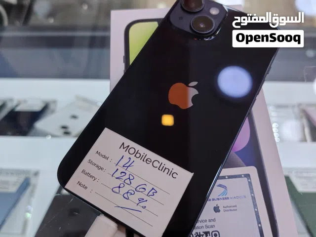 IPHONE 14 128 كفالة ابل شغاله