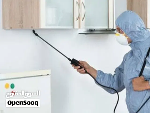 مكافحة جميع  الحشرات البق والصراصير والنمل