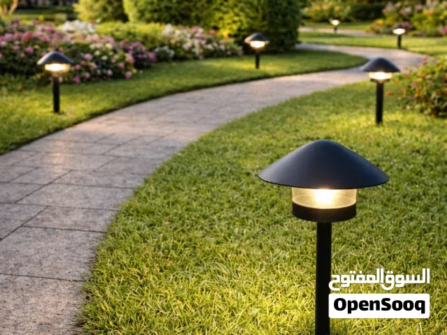 إنارة حدائق وتراس بتصاميم أنيقة
