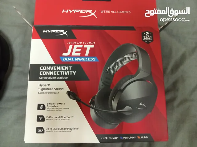 سماعة بلوتوث قيمنق Hyperx جديدة استعمال يومين فقط (الاحساء)