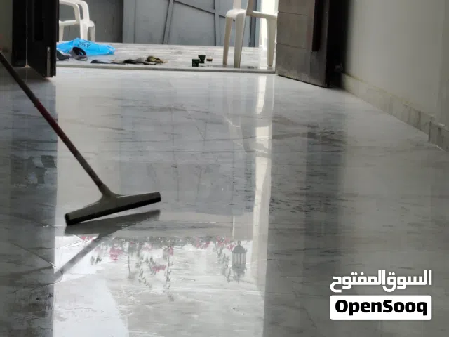 جلي البلاط وتلميع الرخام وتنظيفه