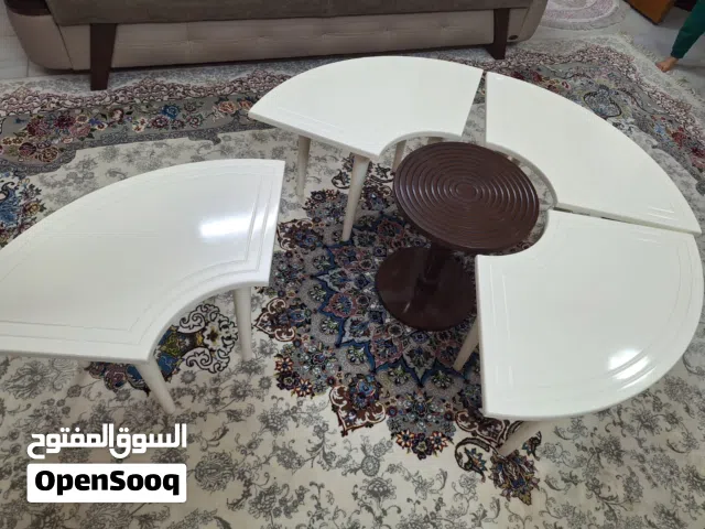 طبلات تقديم خشبية