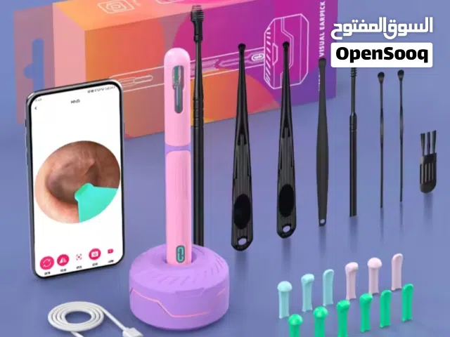 منظف اذن إلكتروني ذكي احترافي يمكن شبكه بكاميرا وشاشة الهاتف ear cleaner