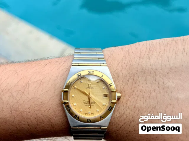 Omega Constellation Diamond Dial Full bar