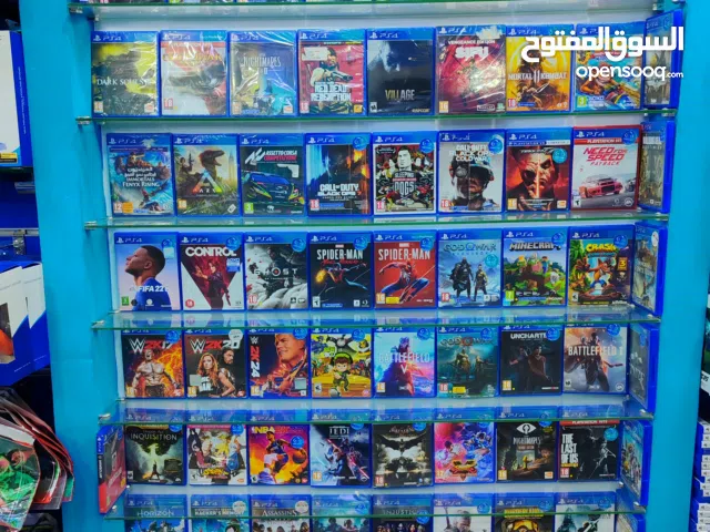 سيديهات بلاستيشن فور &  باقل الأسعار خدمة التوصيل لجميع مناطق المملكة الاردنية