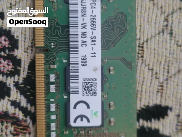 RAM DDR4 8G  قطعتين