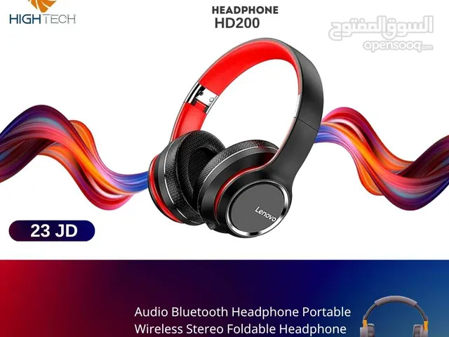 سماعات بلوتوث من لينوفو  LENOVO AUDIO BLUETOOTH FOLDABLE HEADSPHONE HD-200