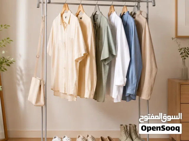 ستاند ومنظم ملابس مزدوج مصنوع من الفولاذ الكربوني عالي الجودة