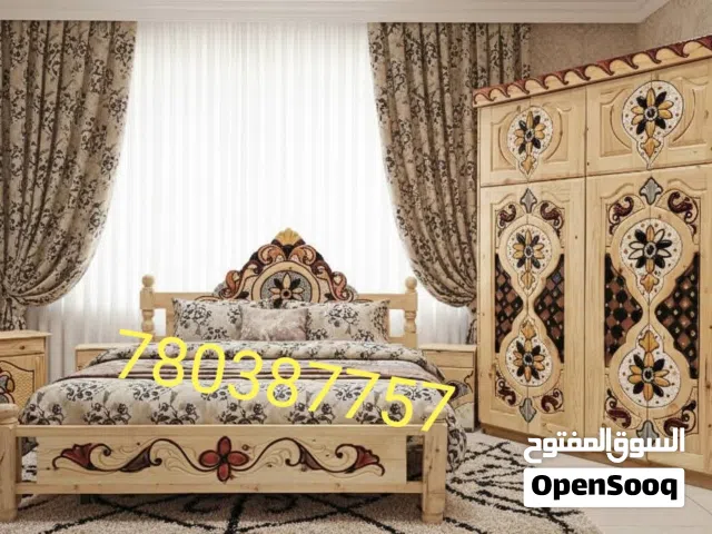 غرف نوم خشب سويدي يوجد نقشات ملونه او نقشات صافي اختر المناسب لك
