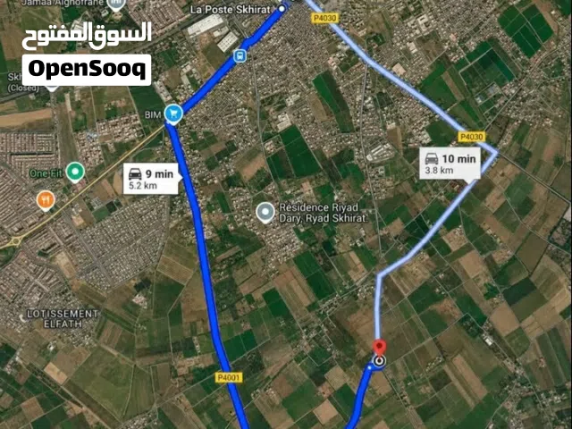 A vendre, terrain agricole, à 5800 mètres à Skhirat,