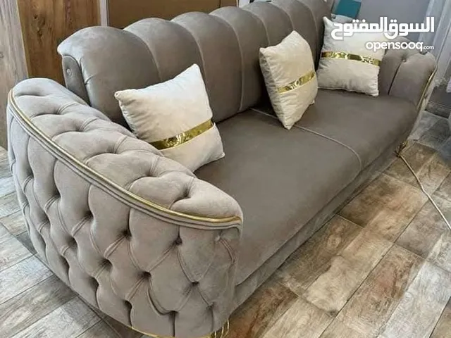 بسم الله الرحمن الرحيم اطقم ضيوف 7 مقاعد تشطيب عالي اسفنج دانلوب خشب سويد قماش تركي موديلات جديده
