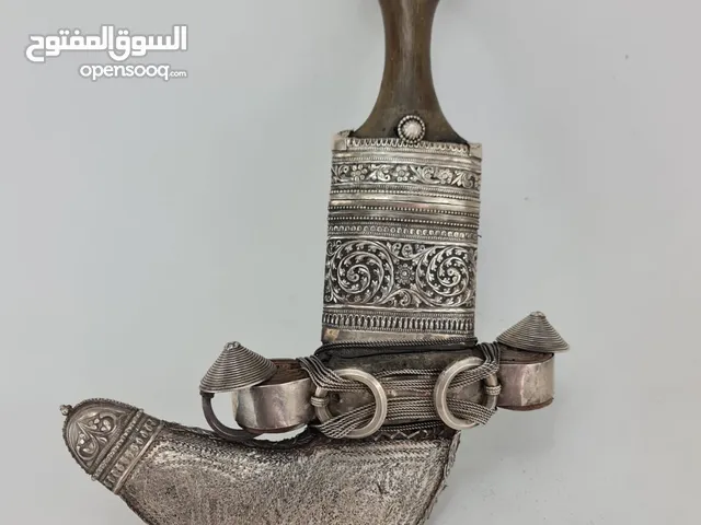 خنجر عماني فضه قرن زراف هندي قديم شغل يدوي