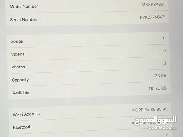 Apple iPad Pro 6 128 GB in Farwaniya