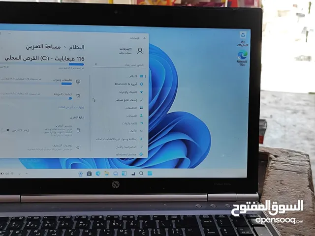 لابتوب hp نضيف ونضافته 85%