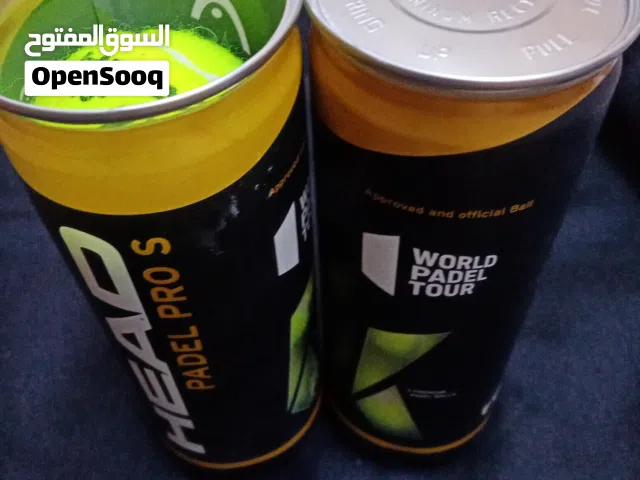 علبتين كرات بادل Head Padel Pro S.   تُعرف هذه الكرات بصلابتها الممتازة وارتدادها العالي.