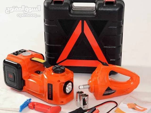 جك أو جيك أو جيق لرفع السياره الكهربائي ونافخ هواء الاطار الوصف اسفل