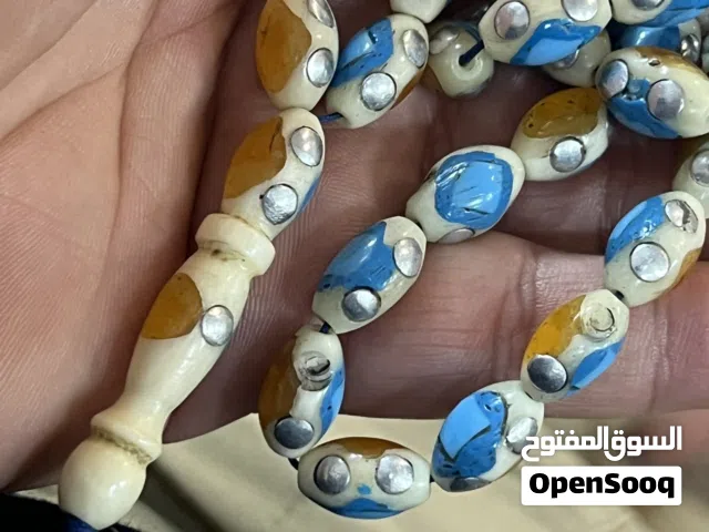 سبحه عاج ناب الفيل الطبيعي100%100 شغل قديم