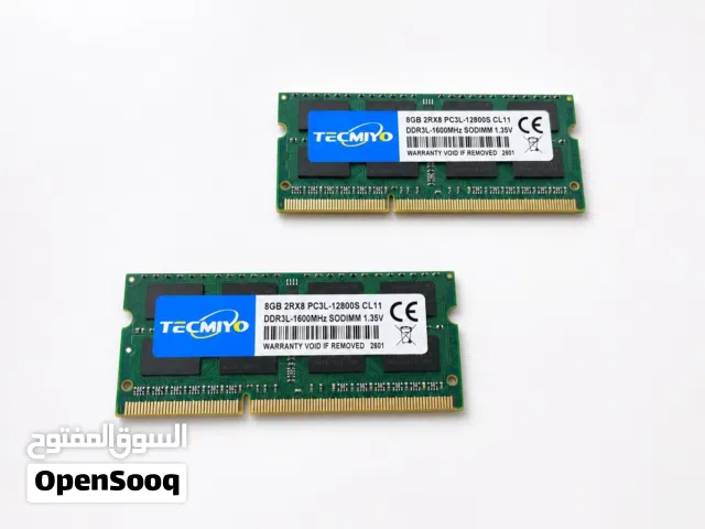 Laptop Ram 16GB DDR3 للبيع