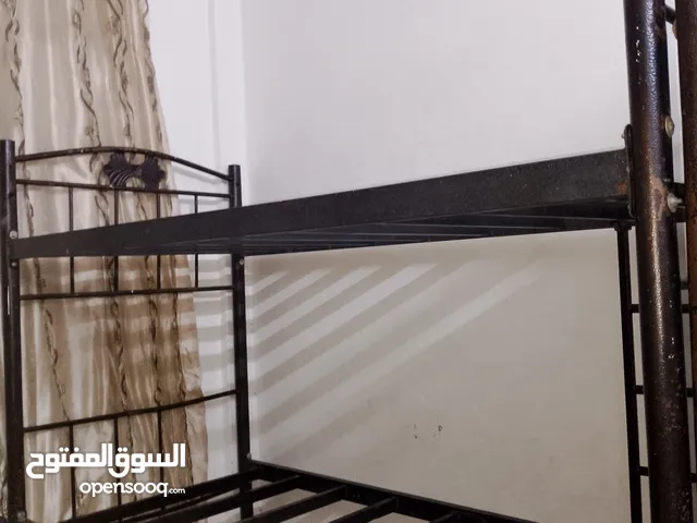 تختين طابقين4 سرير نوم حديد ثقيل مع سلالم يتحمل وزن
