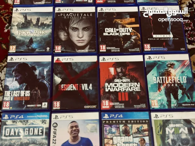 العاب PS5&PS4 بيع او مراوس