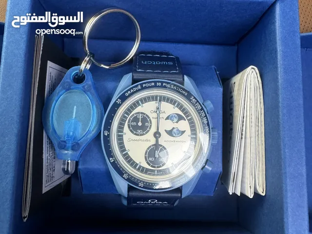 Omega X Swatch Super Blue Moon Phase