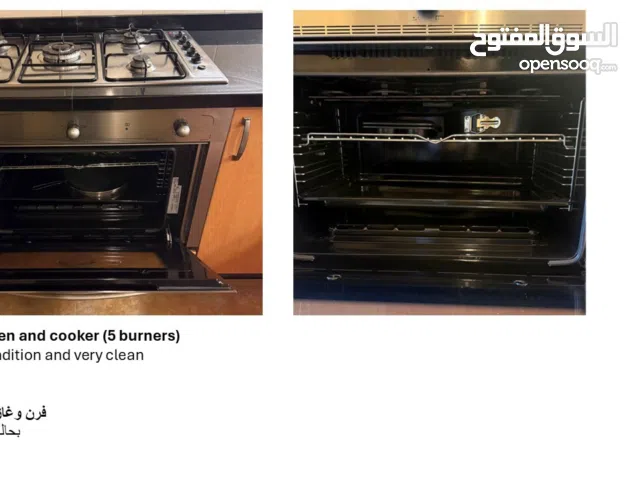 90 cm gas cooker (5 burners) + oven