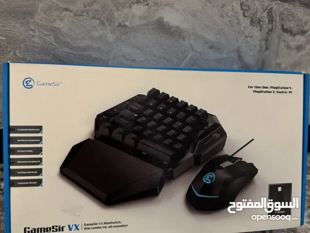 GameSir VX لوحة مفاتيح وماوس ألعاب ميكانيكية لاسلكية لأجهزة PS3 وPS4 وXBox One و PC