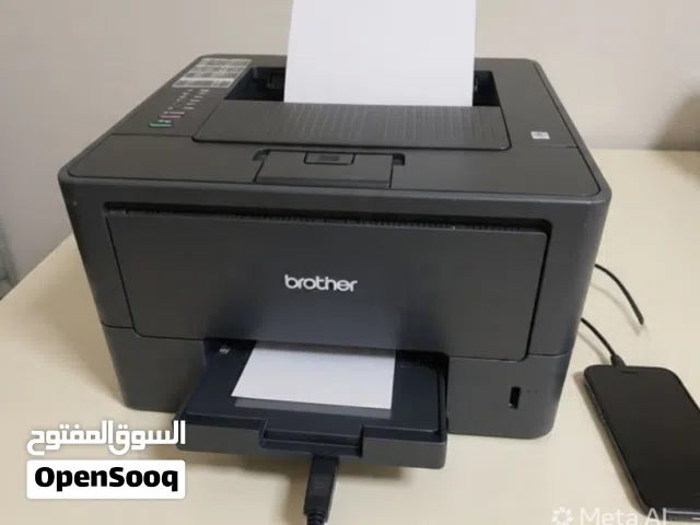 طابعة BROTHER ليزر اسود للبيع مستعمل بحاله ممتازه سرعة توفير