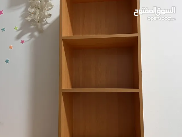 desk + night stand + book shelf - مكتب +مكتبة + طاولة سرير