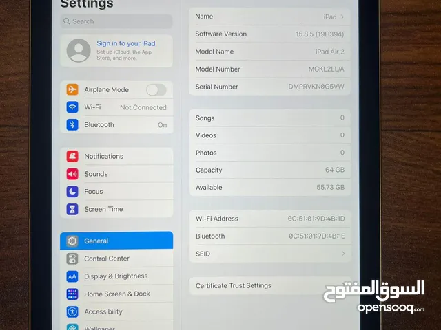 iPad Air 2 64GB – Excellent Condition – Only 299 QAR