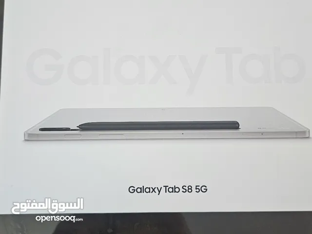 (تاب) galaxy tab s8 5g. جديد سعره بالشركة 600 دينار..