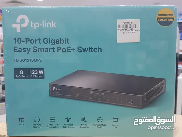 Tp-link 10-port gigabit PoE+Switch TL‐SG1210MPE 123W