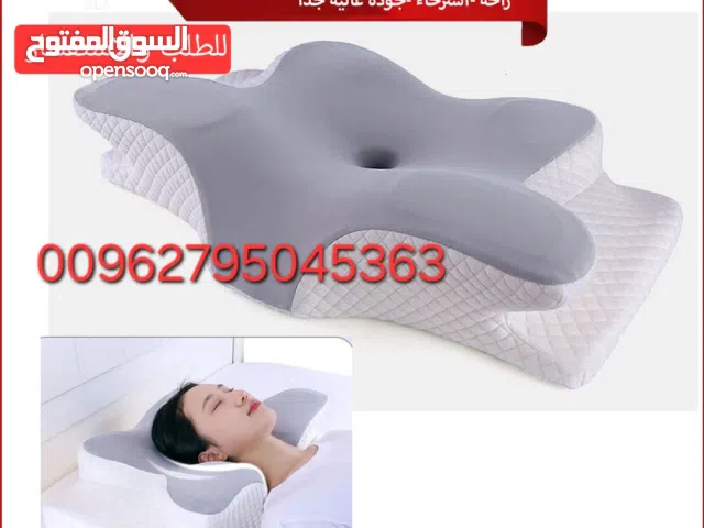 مخدة الفراشة الطبيه راحه  مصنوعه من الفوم الذكي بتتكيف مع شكل راسك ورقبت